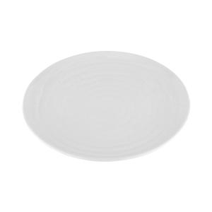 GET Milano White Melamine 12.5in dia. Plate - 1dz - ML-83-W 