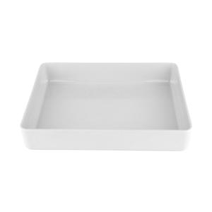 GET Milano White Melamine 7.6 qt. 15.75" x 12" Rectangular Bowl - ML-86-W