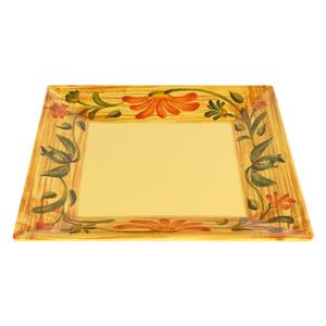 GET Venetian Melamine 12in x 12in Square Plate - 6 Each - ML-90-VN 