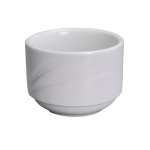 Yanco China Miami Bone White Porcelain 7.5oz Bouillon Cup - 3dz - MM-4 