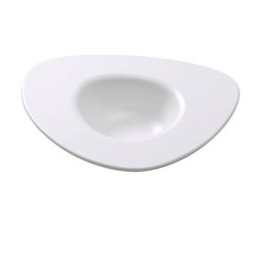 Yanco China Moderne Matte White Melamine 10oz Triangular Dessert Plate - MO-410 