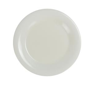 Yanco China Milestone Ivory Melamine 12in dia. Wide Rim Plate - 1dz - MS-012IV 