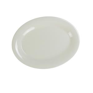Yanco China Milestone Ivory Melamine 9.5in x 7.25in Oval Platter - 2dz - MS-209IV 