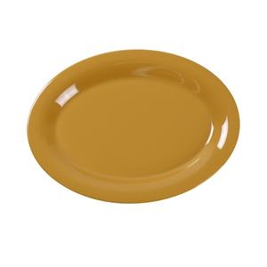 Yanco China Milestone Yellow Melamine 13.5in x 10.5in Oval Platter - 1dz - MS-213YL 