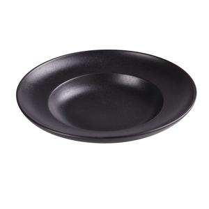 Yanco China Noble Black Porcelain 10oz Mediterranean Pasta Bowl - NB-710 Yanco China Noble Black Porcelain 10oz Mediterranean Pasta Bowl - NB-710