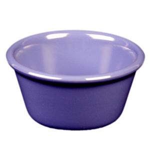 Yanco China Nu-Classic Blue Melamine 2oz Smooth Ramekin - 6dz - NC-536BU 