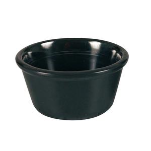 Yanco China Nu-Classic Black Melamine 3oz Smooth Ramekin - 6dz - NC-537BK 
