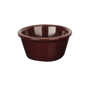Yanco China Nu-Classic Chocolate Melamine 3oz Smooth Ramekin - 6dz - NC-537C 