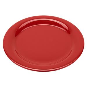 GET Diamond Cranberry Melamine 10.5in dia. Narrow Rim Plate-1dz - NP-10-CR 