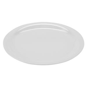 GET Diamond White Melamine 9in dia. Narrow Rim Plate - 2dz - NP-9-DW 