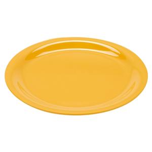 GET Diamond Tropical Yellow Melamine 9in dia. Narrow Rim Plate - NP-9-TY 