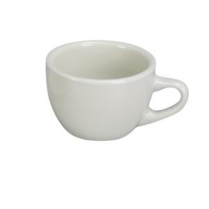 Yanco China Normandy American White Ceramic 7oz Cup with Handle - 3dz - NR-1 