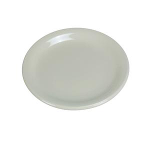 Yanco China Normandy American White Ceramic 5.5" dia. Narrow Rim Plate - NR-5