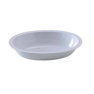 Yanco China Nessico White Melamine 48oz 10.75in x 7.75in Oval Bowl-2dz - NS-048W 