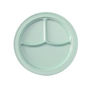Yanco China Nessico Green Melamine 10.25in dia. 3 Compartment Plate-2dz - NS-703G 