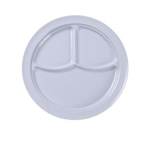 Yanco China Nessico White Melamine 10.25in dia. 3 Compartment Plate-2dz - NS-703W 