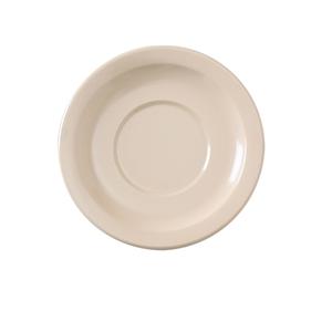 Yanco China Nessico Tan Melamine 5.5in dia. Heavy Weight Saucer - 4dz - NS-9012T 