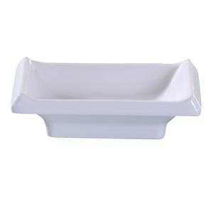 Yanco China Osaka White Melamine 1oz Rectangular Sauce Dish - 6dz - OK-4046 