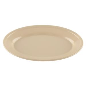 GET Supermel Tan Melamine 9.25in x 6.25in Oval Platter - 2dz - OP-911-T 