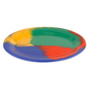 GET Diamond Celebration Melamine 9.75" x 7.25" Oval Platter - OP-950-CE