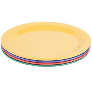 GET Diamond Color Mix Melamine 9.75inx7.25in Oval Platter- 2dz - OP-950-MIX 
