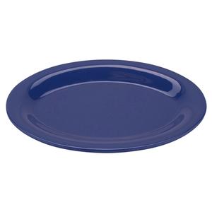 GET Diamond Peacock Blue Melamine 9.75inx 7.25"Mardi Gras Platter - OP-950-PB 