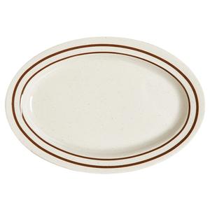 GET Ultraware White Melamine 9.75in x 7.25in Platter - 2dz - OP-950-U GET Ultraware White Melamine 9.75in x 7.25in Platter - 2dz - OP-950-U