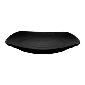 GET Nara Black Melamine 11.75" x 11.75" Square Plate - 1 Doz - P-1175-BK