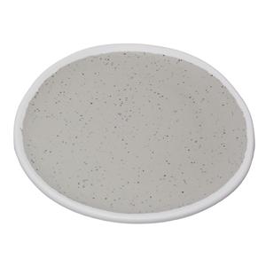 GET Pottery Market Dove Gray Melamine 9in dia. Dinner Plate-1dz - P-90-DVG 