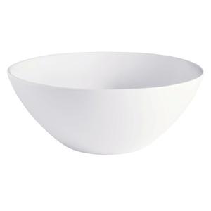 GET Corona Actualite Bright White Porcelain 57.5 oz. Salad Bowl - PA1101527512