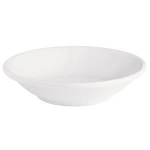 GET Corona Actualite Bright White Porcelain 6.6 oz. Fruit Bowl - PA1101703324