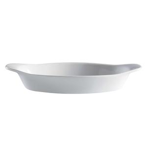 GET Corona Actualite Bright White Porcelain Au Gratin Dish-1dz - PA1101719712 