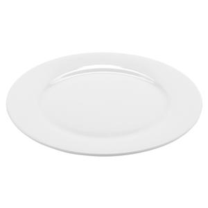 GET Corona Actualite Bright White Porcelain 10.5in dia. Plate - PA1101902724 