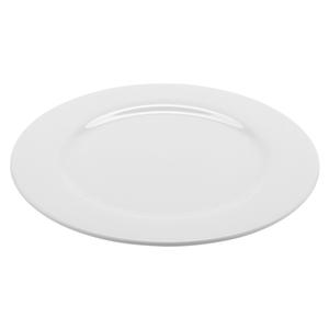 GET Corona Actualite Bright White Porcelain 12.25" dia. Plate - PA1101902912