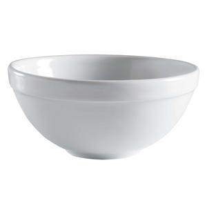 GET Corona Actualite Bright White Porcelain 14.2oz Salad Bowl - PA1101905024 