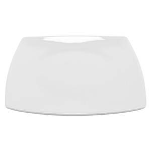 GET Corona Asia Bright White Porcelain 9.5in Square Plate - 2dz - PA1101912424 