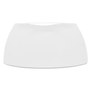 GET Corona Asia Bright White Porcelain 10.6" Square Plate- 1 Doz - PA1101912812