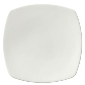 GET Corona Asia Bright White Porcelain 12.25" Square Plate-1 Doz - PA1101912912
