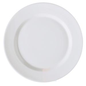 GET Corona Elegance Bright White Porcelain 8in dia. Plate - 2dz - PA1101922024 