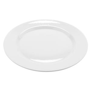 GET Corona Elegance Bright White Porcelain 11in dia. Plate- 2dz - PA1101922724 