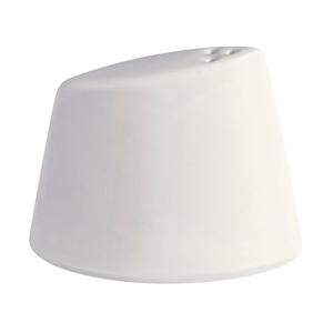 GET Corona Elegance Bright White Porcelain 2.5oz Salt Shaker - PA1101929812 