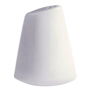 GET Corona Elegance Bright White Porcelain 2.5oz Pepper Shaker - PA1101929912 
