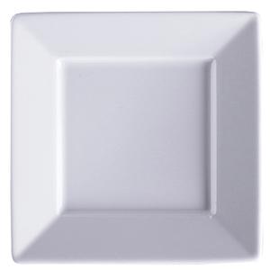 GET Corona Zen Bright White Porcelain 10.6" Square Plate - 2 Doz - PA1101972424