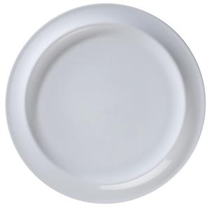 GET Corona Gotas Bright White Porcelain 10in dia. Plate - 2dz - PA1101982524 