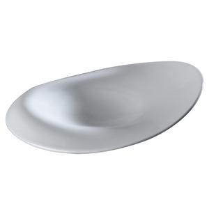 GET Corona Gotas Bright White Porcelain 10.85"dia. Slanted Plate - PA1101982606