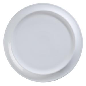 GET Corona Gotas Bright White Porcelain 12.8in dia. Plate - 1dz - PA1101983112 
