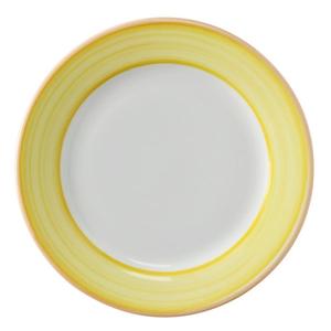 GET Corona Calypso Yellow Porcelain 6.5in dia. Plate - 2dz - PA1600901424 