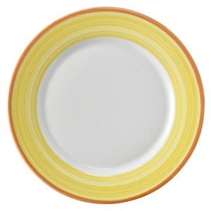 GET Corona Calypso Yellow Porcelain 10.5" dia. Plate - 2 Doz - PA1600902724