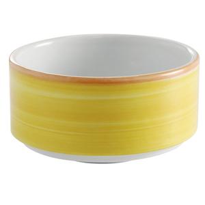 GET Corona Calypso Yellow Porcelain 11 oz. Soup Cup - 2 Doz - PA1600905124