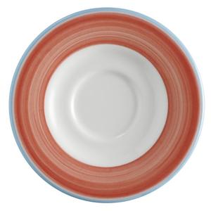 GET Corona Calypso Coral Porcelain 6.5in dia. Tea Saucer - 2dz - PA1602900324 